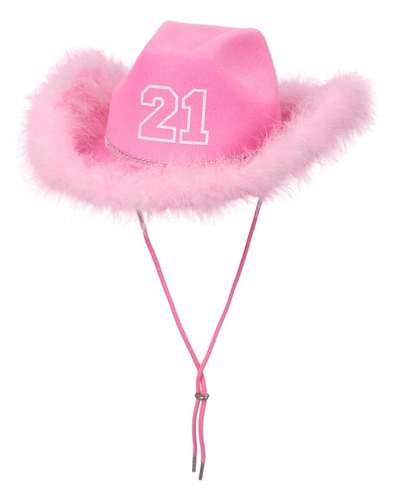 Pink 21st Birthday Cowgirl Hat I Finally 21 Birthday Cowgirl Hat - Etsy