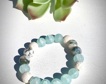 Essential Oil Diffuser Bracelets/Aromatherapy Bracelets/Stress Reliever/Lava Beads/Anxiety Reliever Bracelets/Gifts for Her/Diffuser