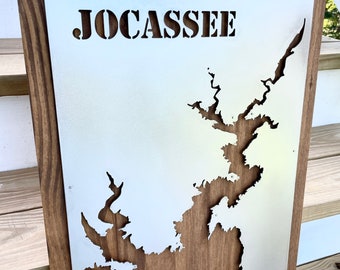 Lake Jocassee Sign - Lake Sign - Lake Jocassee NC Sign - Metal Lake Sign - Lake Jocassee Metal Sign - Lake Decor