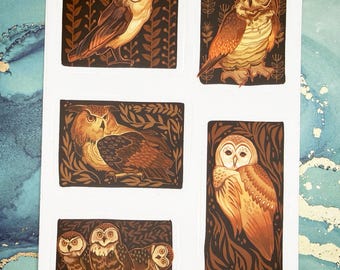 Folklore Animal Sticker Sheets