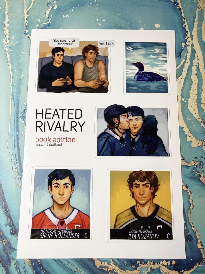 Heated Rivalry Sticker Sheet - Etsy