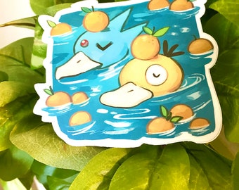 Psyduck & Golduck Sticker