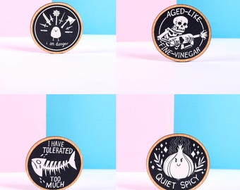 Silly Wooden Pins