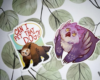 Owlbear Vinyl Stickers
