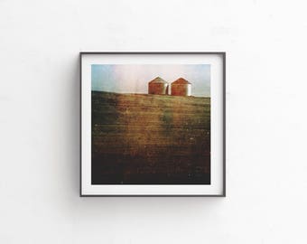 instant download, landscape photography, fine art photography, farmhouse decor, digital download, printable art, farming, art "Side by Side"