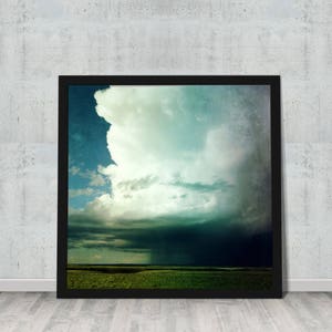 Landscape Print, Landscape Photography, Fine Art Photography, Digital Download, Printable Art, Colorful Artwork, Stormy Print Stormy Day image 2
