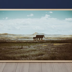 Montana, Montana Art, Digital Prints, Printable Art, Prairie Art, Old Barn, Barn, Wall Decor Colorful Artwork, Landscape Print, &quot;Central MT&quot;