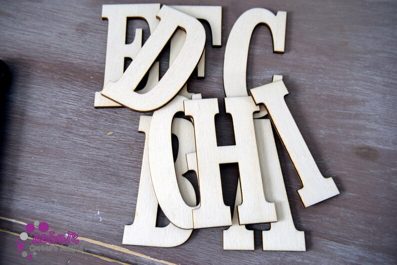 Laser Cut Letters Alphabet numbers Etsy