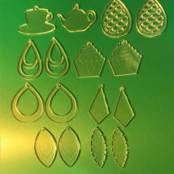 Acrylic Jewellery Etsy UK