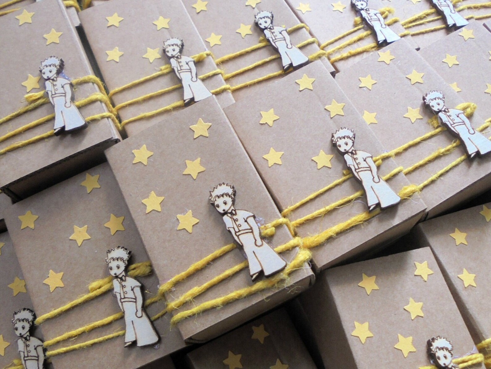 Little Prince Favor Boxes Set of 10 Handmade Little Prince Etsy