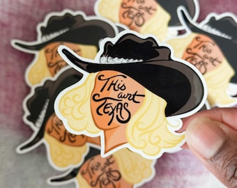 This Aint Texas Vinyl Sticker, 3x3 inches, Glossy Finish