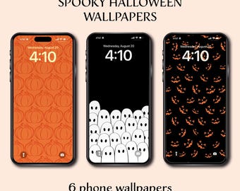 Halloween Phone Digital Wallpaper- Spooky Digital Backgrounds