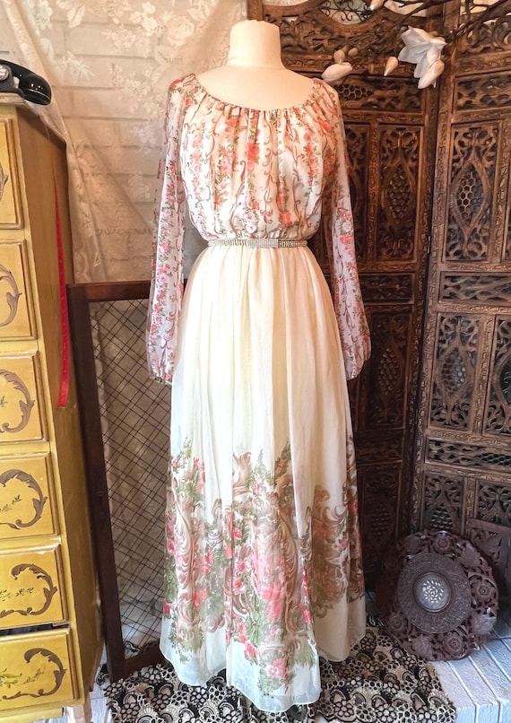 baroque maxi dress Go by Go Silk Go Crinkle Cut Twist Dress D562