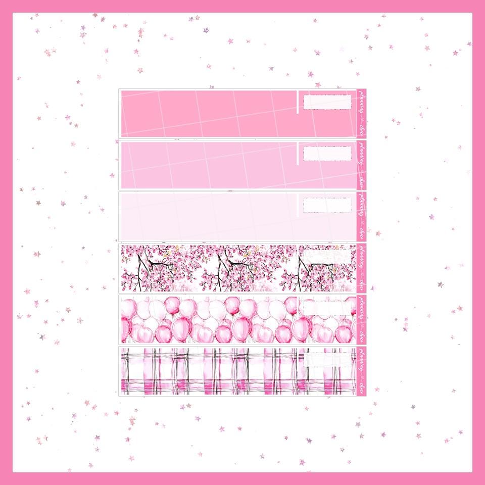 Cherry Blossom Time Weekly Kit : Printable Planner Stickers (PDF, PNG ...
