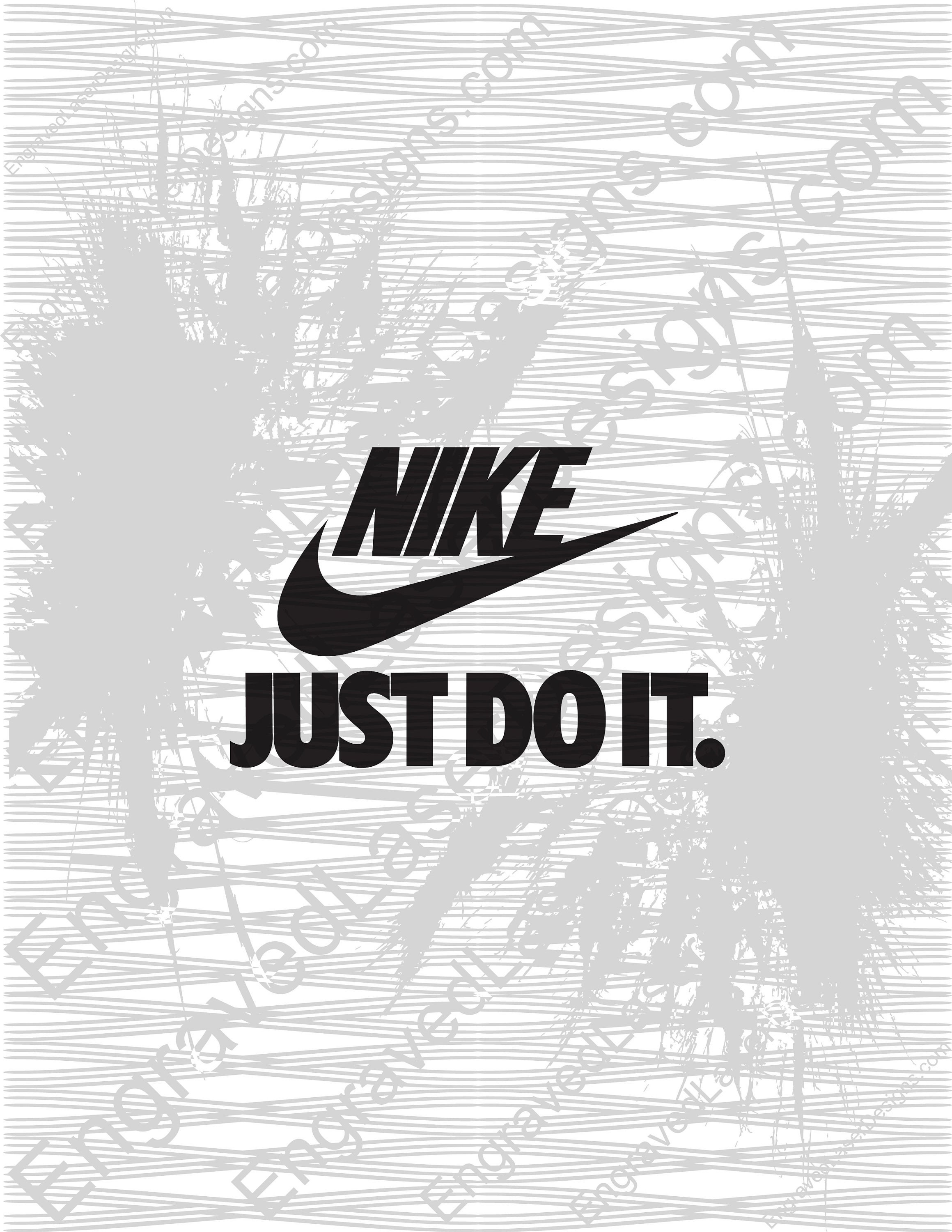 nike just do it logo vector