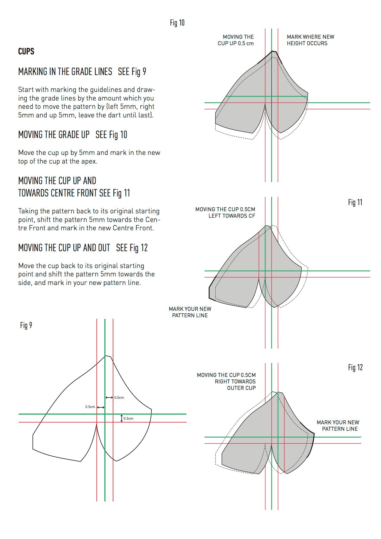 How to Grade a Bra and Brief - Etsy