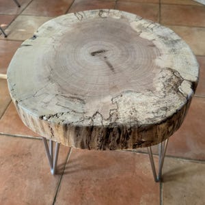 Spalted Beech handcrafted side table