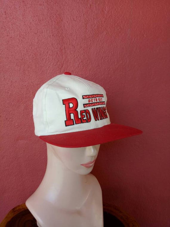 vintage red wings hat