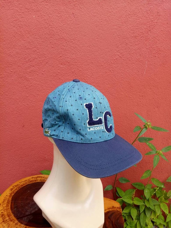 lacoste big logo cap