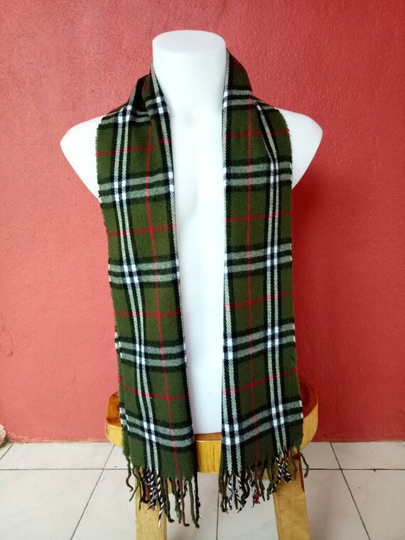 burberry scarf etsy