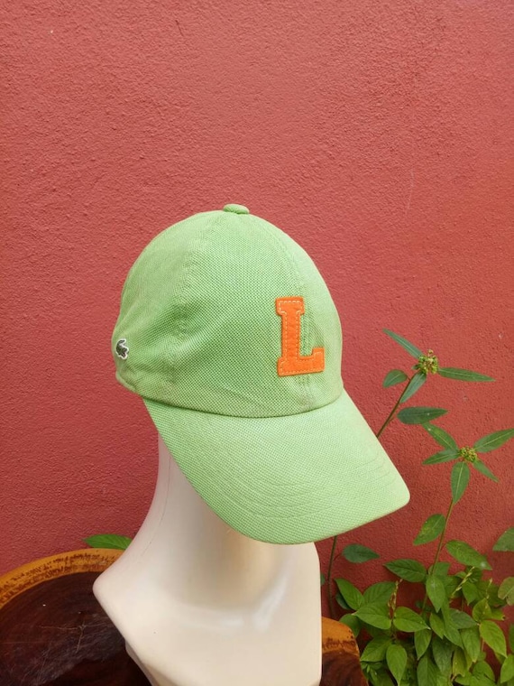 lacoste logo cap