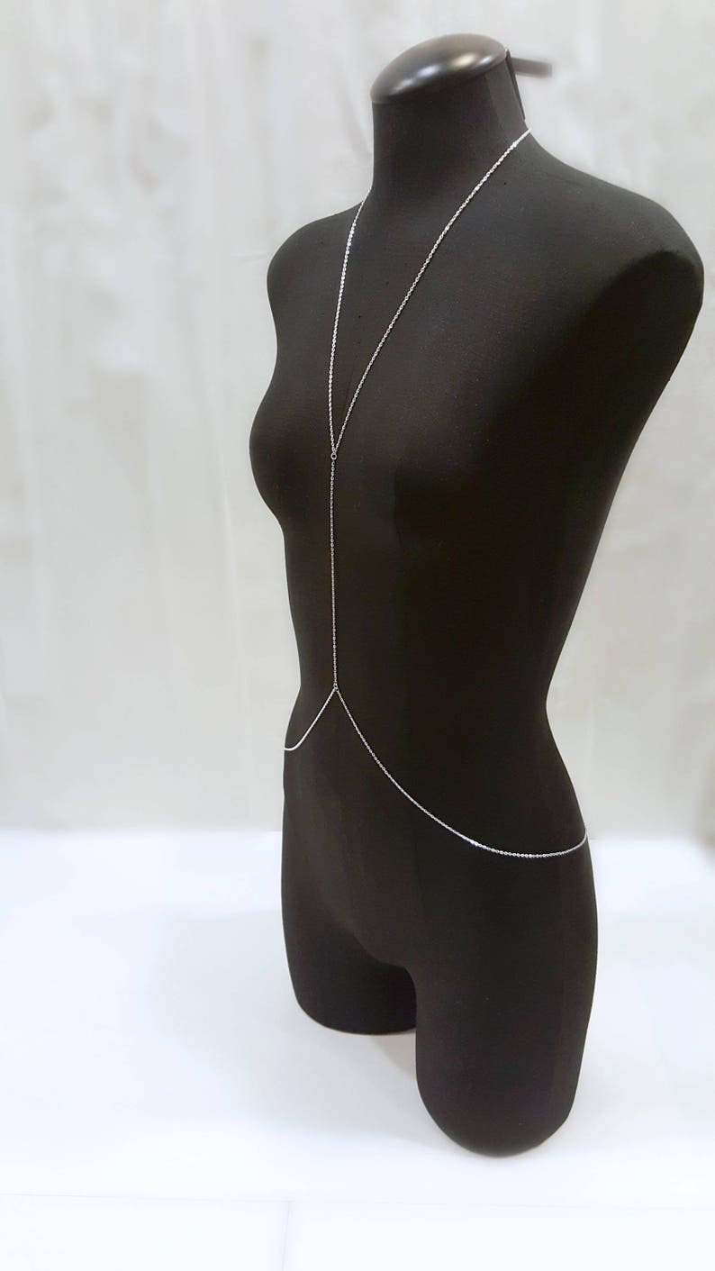 Body Chain Y Drop Body Chain Bikini Body Sexy Beach Body Etsy UK