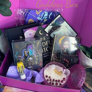 Customised Goddess Mystery Gift Box, Crystal subscription box,  Spiritual tool box