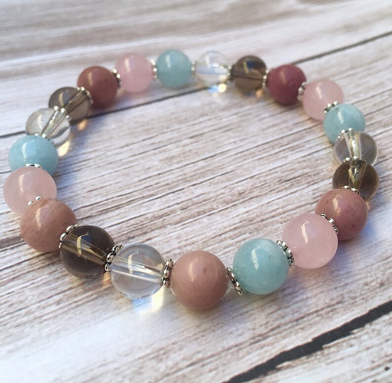 Breast Cancer & Emotional Healing Bracelet Breast Cancer Etsy