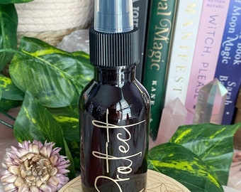 Protect, Protection Aura Cleansing Body & Room Spray, Aura Spray, Crystal and Reiki Infused Essential Oil Spray Mist