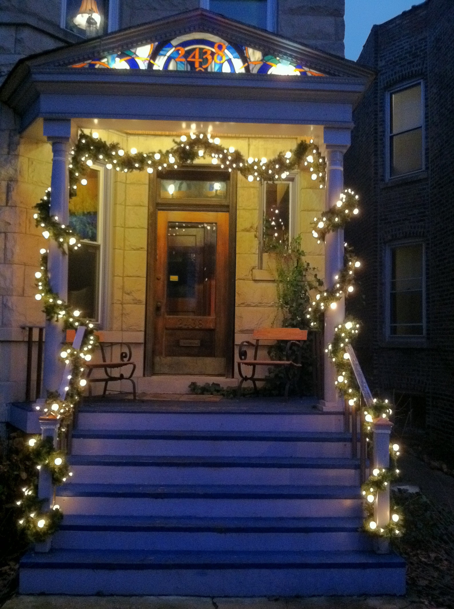 Stained Glass Address Etsy