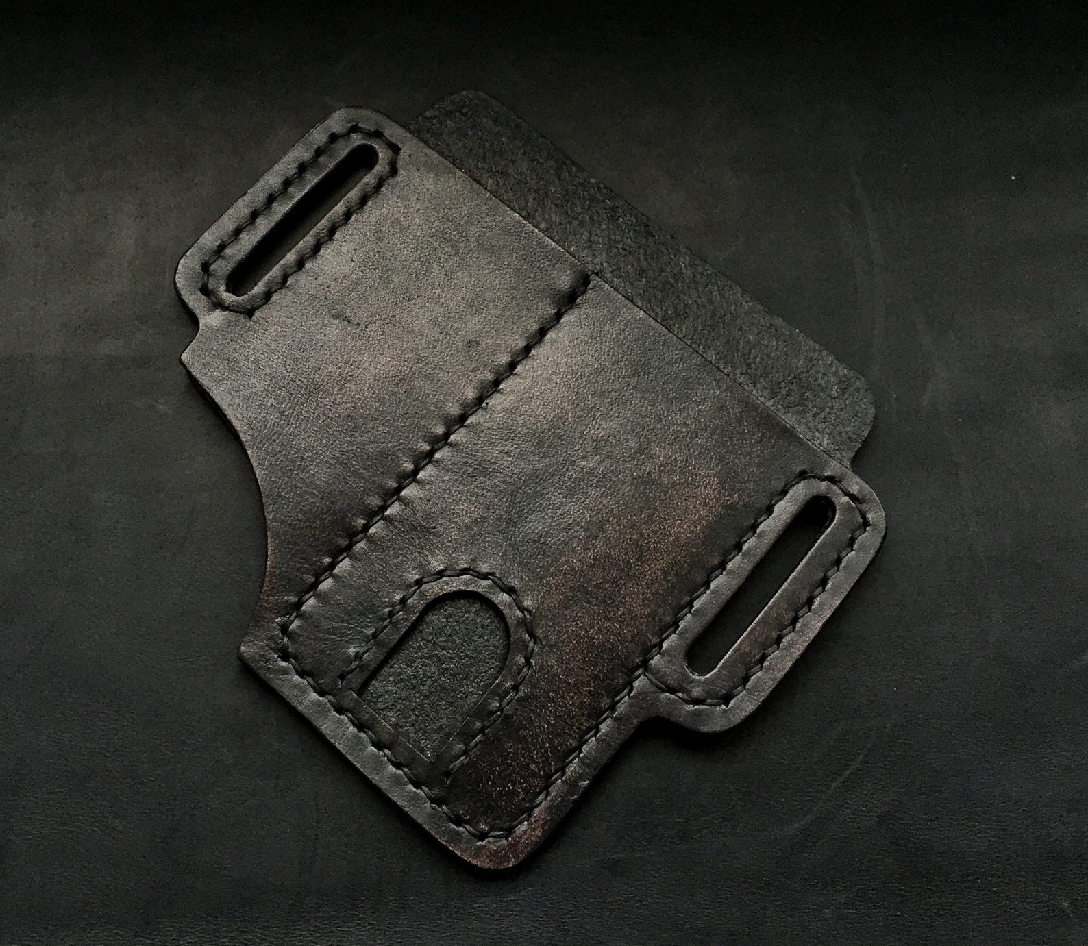 EDC leather belt pouch 5. Pouch for Leatherman multitool Etsy