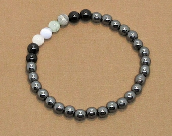 Grief Support, Absorbs Emotional Pain from Loss, Connect with Spirit Guide and Guardian Angel, Nurtures | 6mm Stretch Bracelet