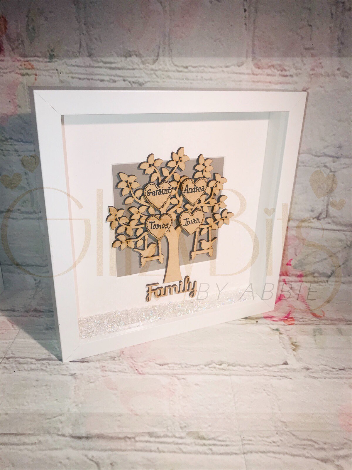 Small Wooden Family Tree Frame - Etsy