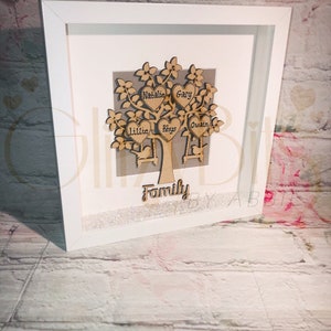 Small Wooden Family Tree Frame - Etsy