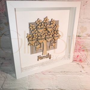 Small Wooden Family Tree Frame - Etsy
