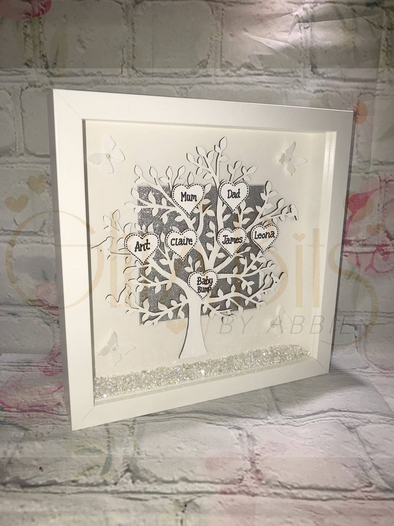 Large White Family Tree Frame Etsy UK