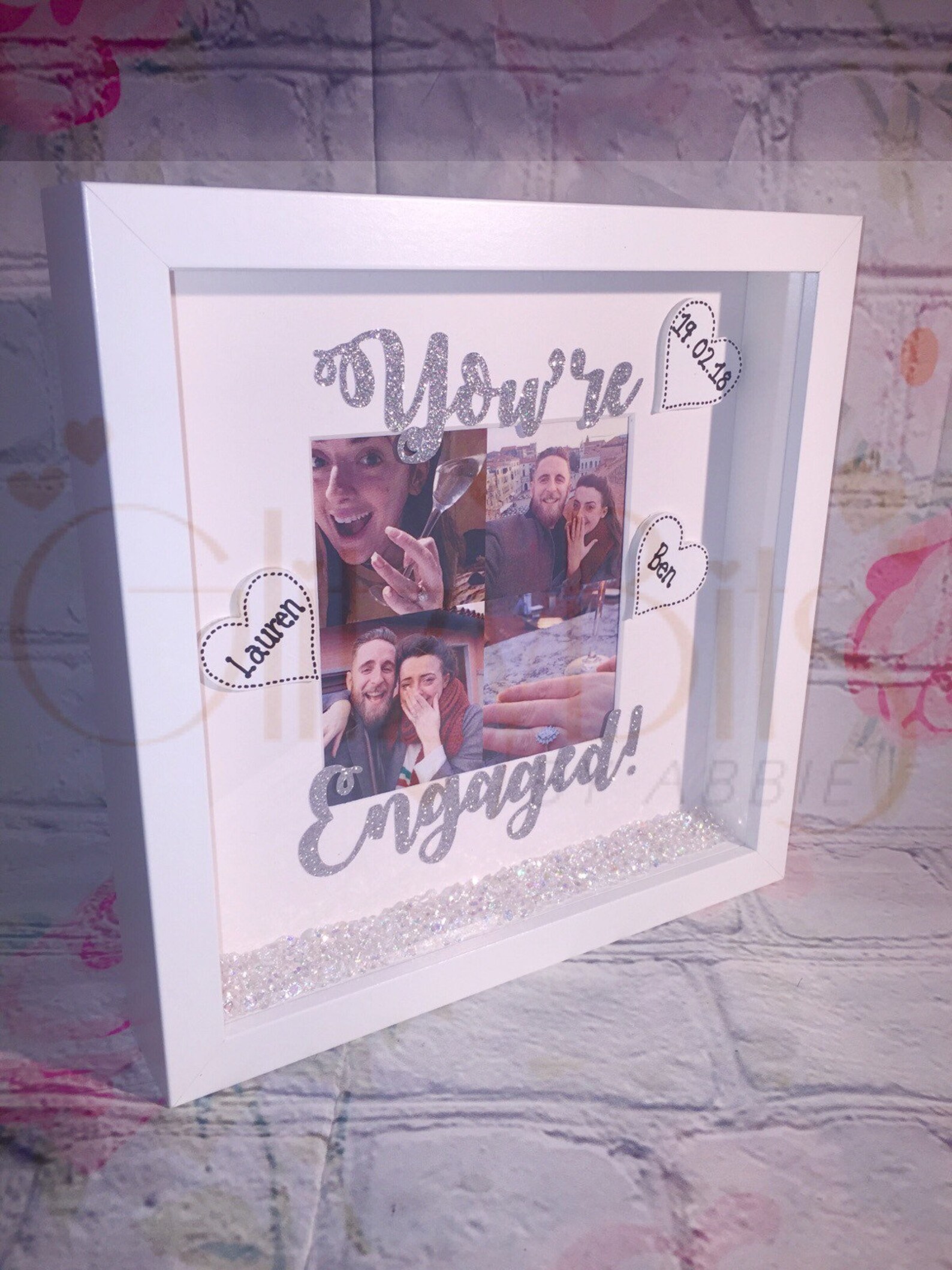 Personalised Engagement Frame Etsy UK