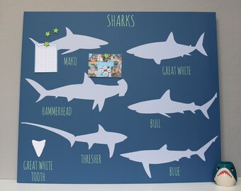 Giant Shark Magnetic Noticeboard