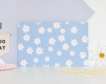 Blue Daisy Magnetic Noticeboard