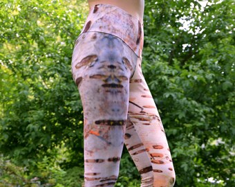 Leggings - Yoga pants - unique print - "Birch"