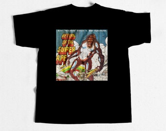 Vintage Reggae T-shirt Return Of The Super Ape Lp