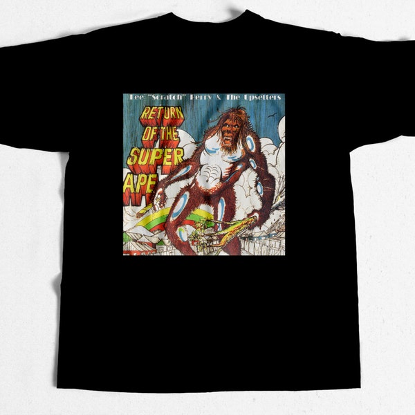 Vintage Reggae T-shirt Return Of The Super Ape Lp