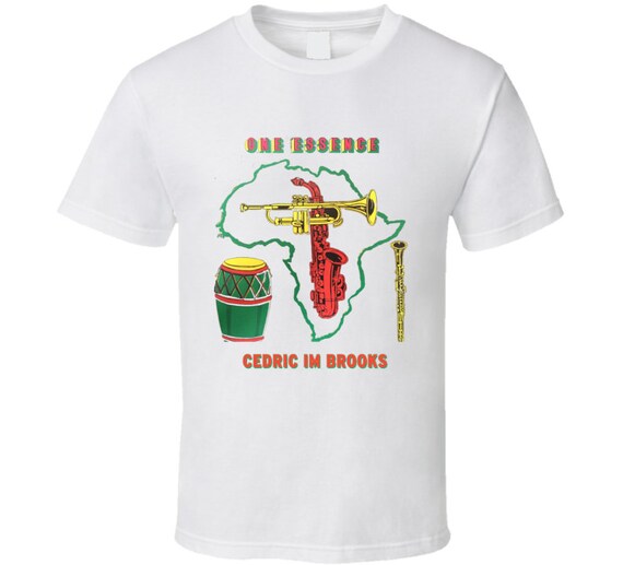 Vintage Reggae T-Shirt One Essence Cedric Brooks LP
