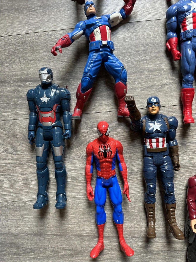 Marvel Avengers 12" Action Figure Collection Lot Hasbro Captain America Iron Man image 4