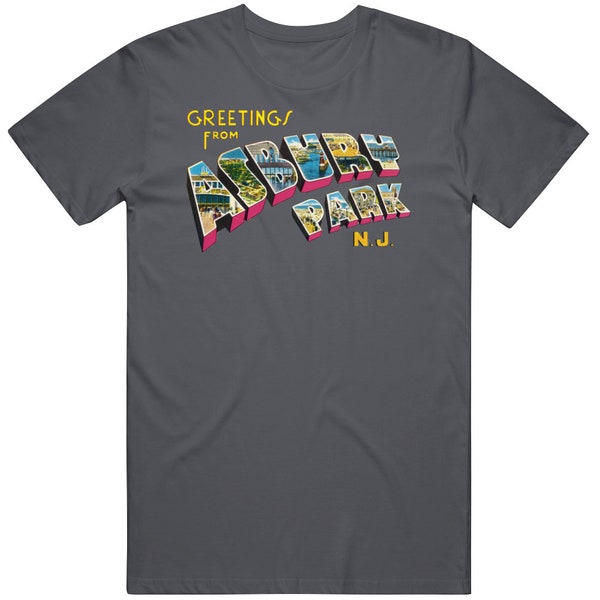 Retro Greetings From Asbury Park Nj T Shirt
