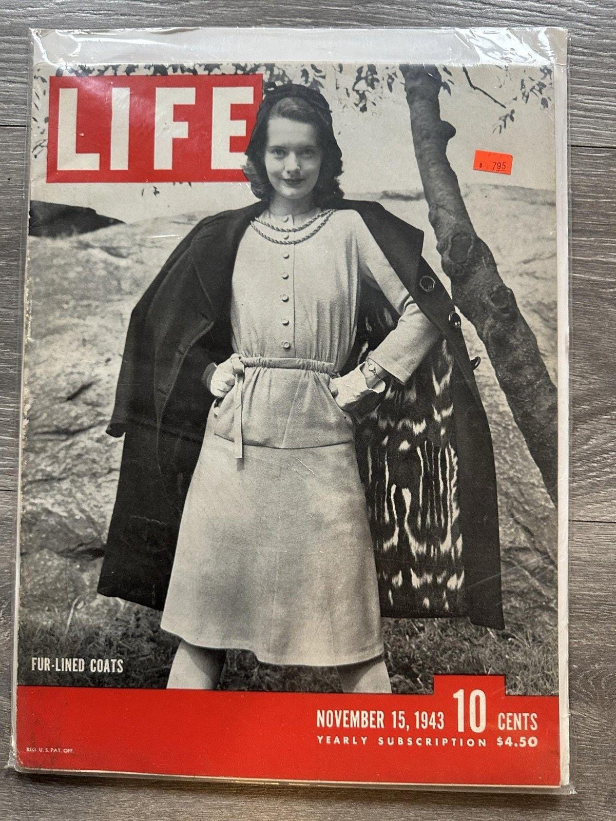 Life magazine 1943 - Etsy 日本