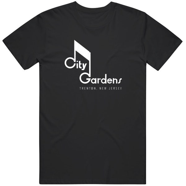 City Gardens Trenton Nj Punk Rock Club Retro  Blk T Shirt