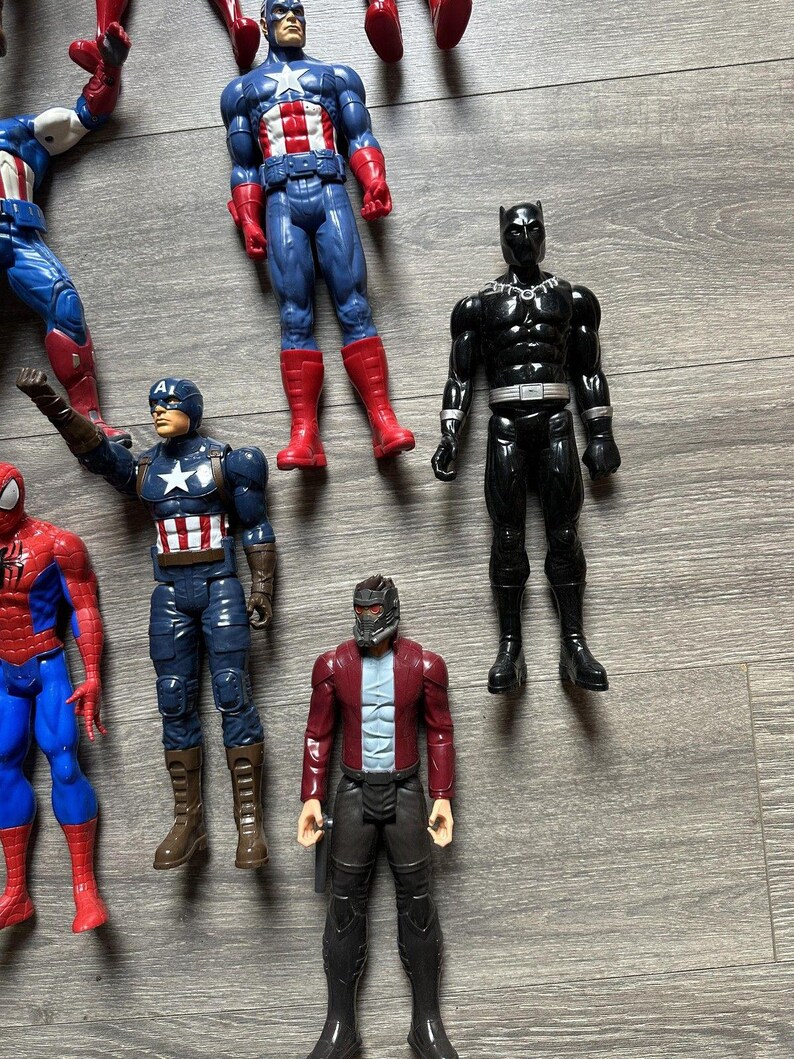 Marvel Avengers 12" Action Figure Collection Lot Hasbro Captain America Iron Man image 3