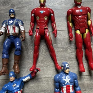 Marvel Avengers 12" Action Figure Collection Lot Hasbro Captain America Iron Man image 2