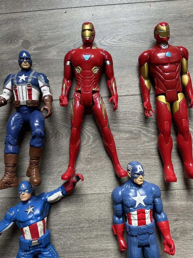 Marvel Avengers 12" Action Figure Collection Lot Hasbro Captain America Iron Man image 2